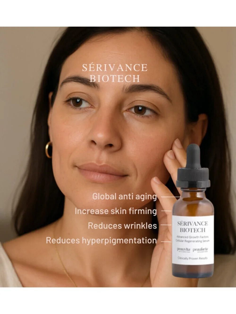 2-Pack Serivance Biotech Advanced Growth Factors Cellular Regenerating Serum